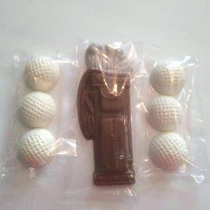 Chocolate Golf Clubs and Golf Balls Gift Set