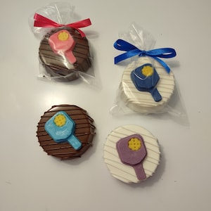 Pickleball Chocolate Covered Oreos or Cake Pucks(12)