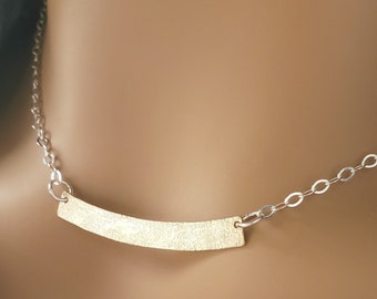 two tone choker necklace