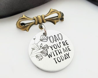 Memorial Wedding Lapel Pin, Remembrance Keepsake Charm, Loss of Loved One