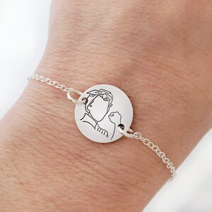 Rosie the Riveter Sterling Silver Charm Bracelet, Girl Power, We Can Do it Jewelry, Feminist Keepsake, Strong Woman, Smash the Patriarchy