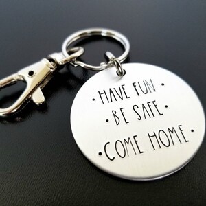 New Driver Personalized Keychain for Teen, Driver License, Be Safe, Sweet 16th Birthday Gift for Him