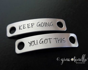You Got This Shoelace Charms Tag for Half Marathon Runner, Inspirational Running Gift