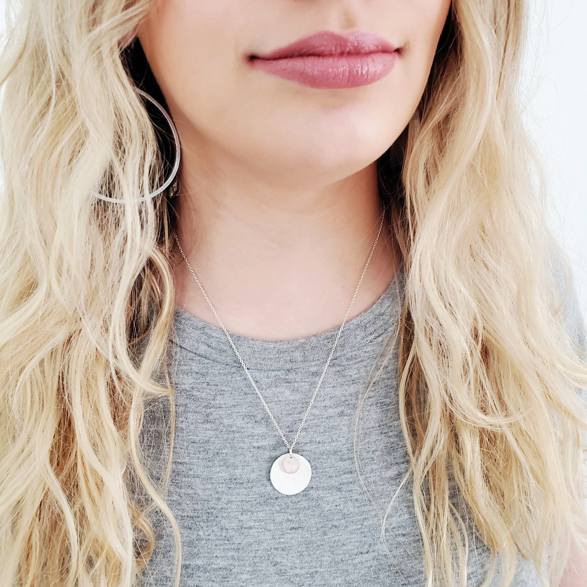 Sterling Silver Medical Alert Necklace, Personalized Emergency ID ...