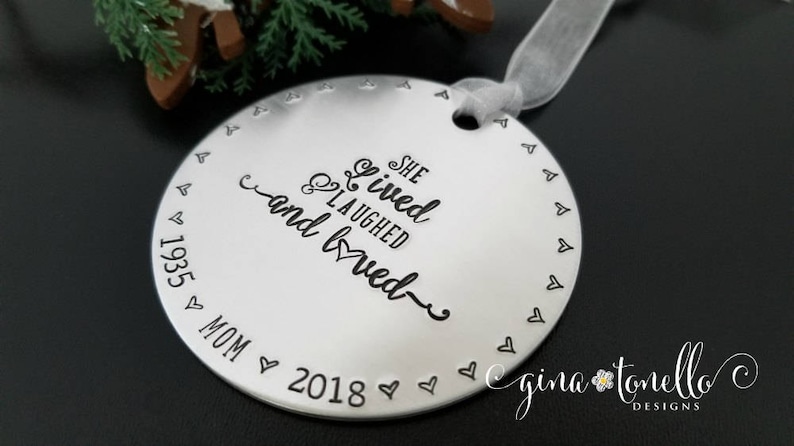 Memorial Ornament Mom Loss of Mother Sympathy Gift for Remembrance