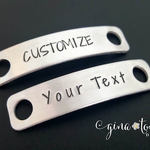 Personalized Running Shoe Charm Tag for Shoelaces