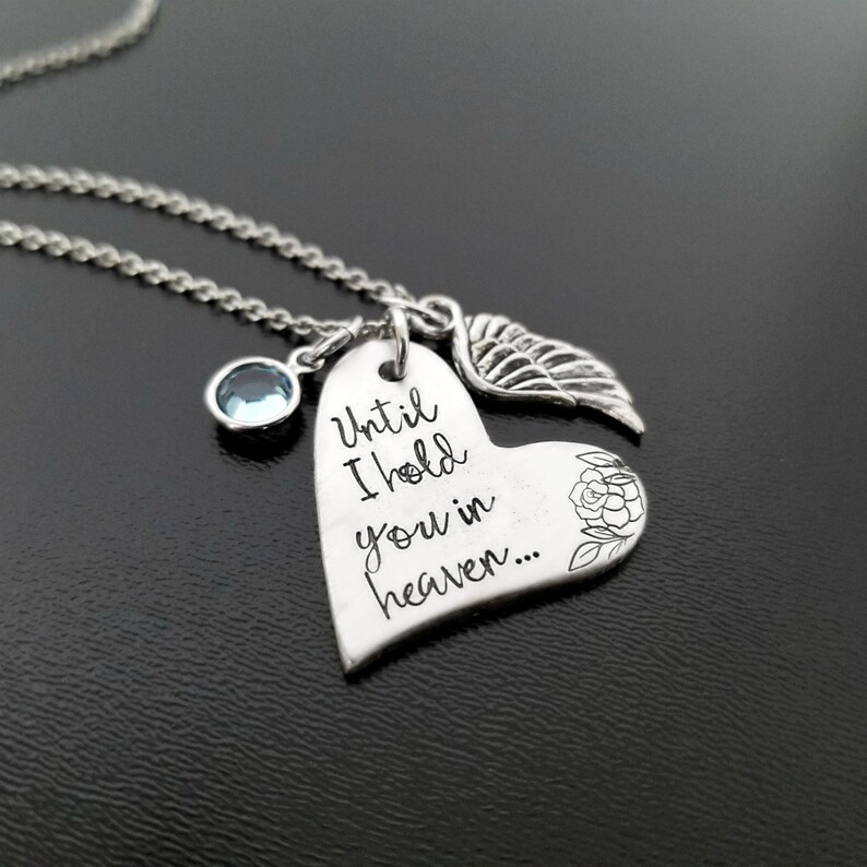 Remembrance Memorial Necklace Personalized Loss of Husband or Etsy Canada