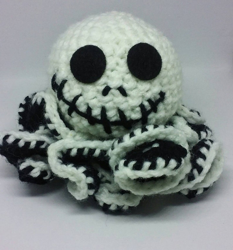Jack Skellington and Zero Inspired Crochet Octopus Etsy