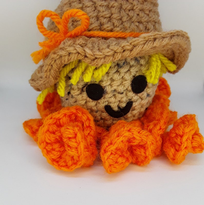 Crochet Scarecrow Octopus, Nick image 5