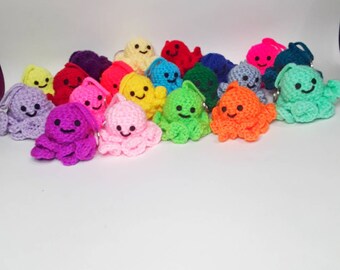 Mini Octopus Keychain Crochet in 20 colors