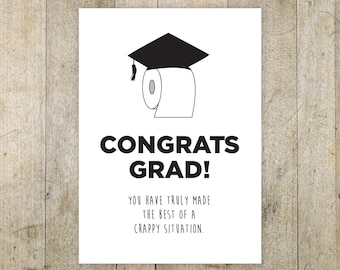 funny graduation card etsy