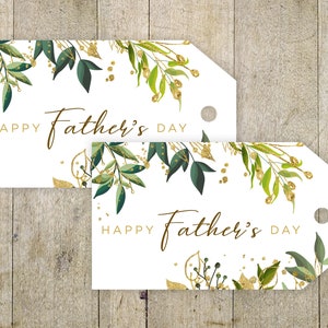 Father&#39;s Day Printable Tag Happy Fathers Day Tag Gift Tag Fathers&#39;s Day Tag Gift Instant Download