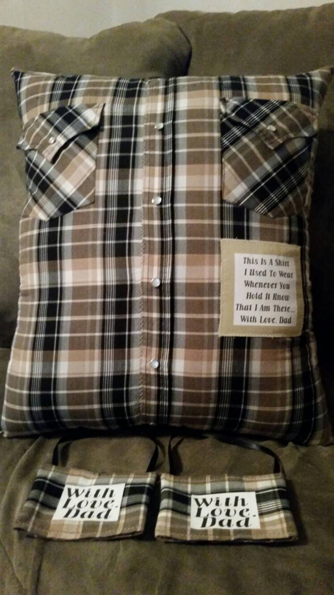 Memory Shirt Pillows Etsy