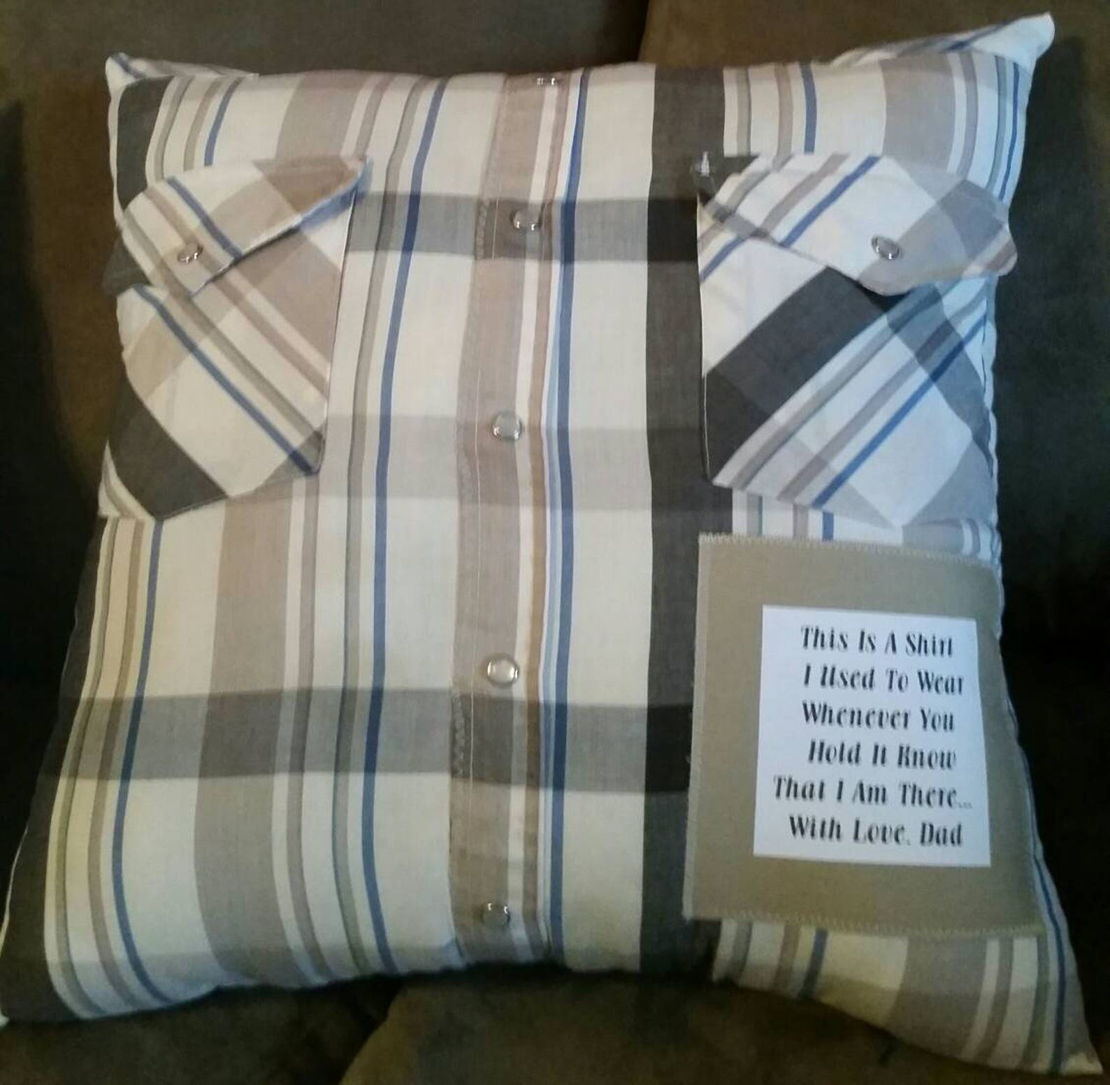 Memory Shirt Pillows Etsy