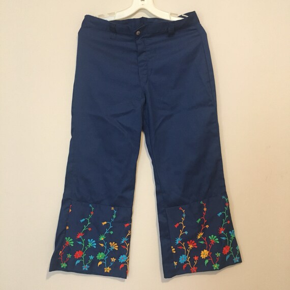 embroidered pants