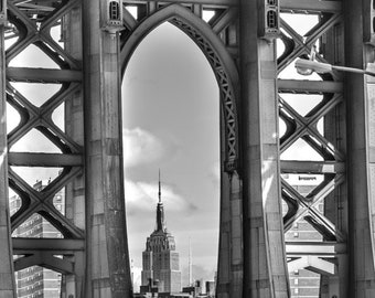 Dumbo brooklyn New York City photo, brooklyn wall art cityscape, brooklyn prints NYC, office art, manhattan bridge, urban photos