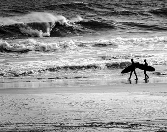 Fine art surfing photography wall art print for beach house decor