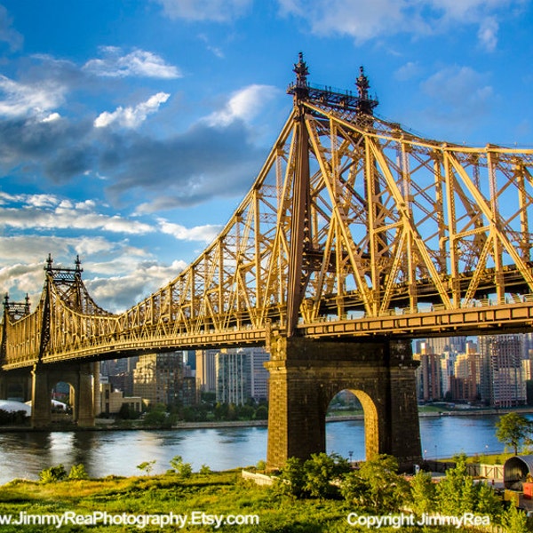 NYC photography 59th street bridge skyline picture urban photos cityscape office art home decor photograph new york city