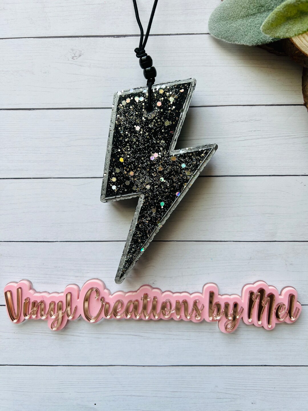 Lightning Bolt Car Freshie, Car Air Freshener, Freshie, Aroma Bead Car