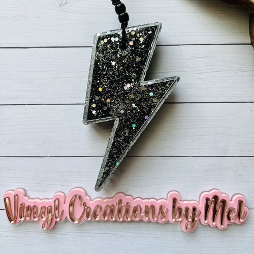 Lightning Bolt Car Freshie Car Air Freshener Freshie Aroma Etsy