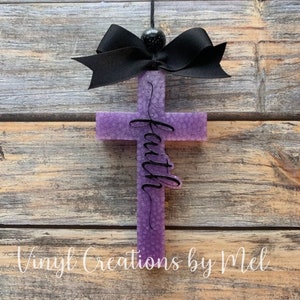 faith car freshie, car air freshener, freshie, aroma bead car freshie, car candles, faith freshie, freshie with bow