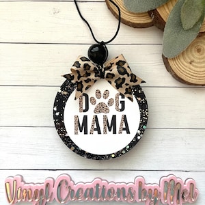 Dog mama car freshie, car air freshener, freshie, aroma bead car freshie, car candles, fur mama life freshie, freshie with bow