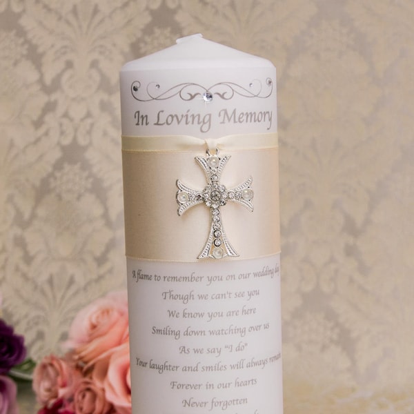 Wedding Memorial Candle Etsy