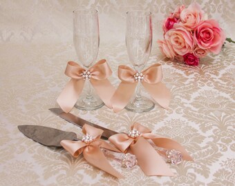 rose gold champagne wedding