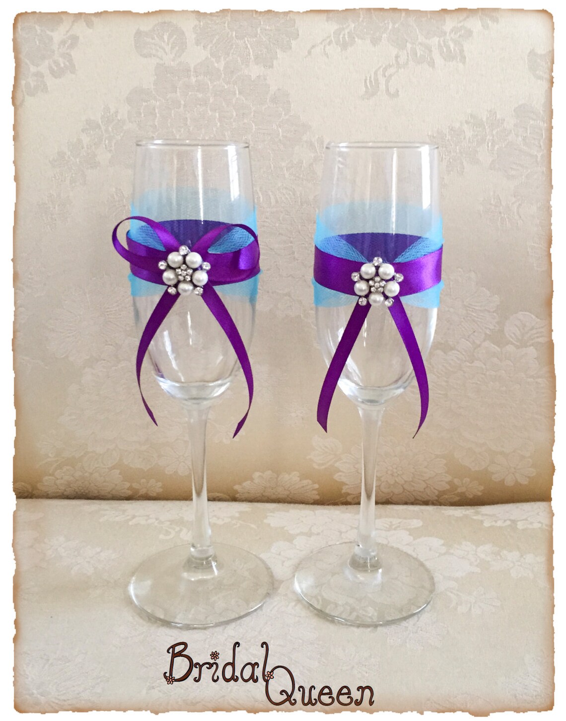 Cake Serving Set and Champagne Flutes Wedding Cake Serving Etsy