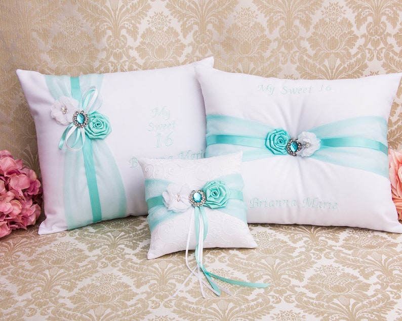 Personalized Quinceanera Pillow Set Quince Shoe Pillow My Etsy