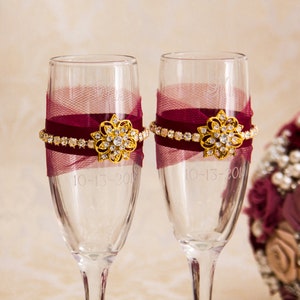 Champagne Wedding Flutes, Wedding Glasses, Toasting Flutes, Wedding Champagne Glasses, Champagne Flutes for Wedding
