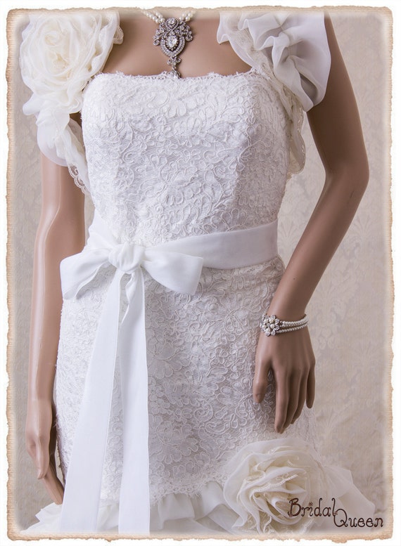 white velvet wedding dress