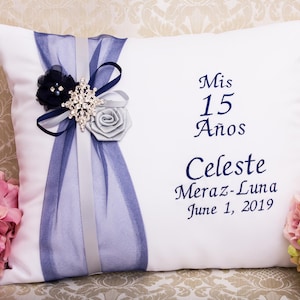 Personalized Quinceanera Pillow, Shoe Pillow, Kneeling Pillow, My Sweet Sixteen, Mis Quince Anos