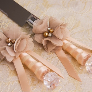 Champagne Wedding Cake Cutting Set Cake Serving Set Champagne Wedding Cake Server Set Wedding Knife Set