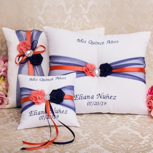 Personalized Quinceanera Pillow, Quince Kneeling Pillow, Mis 15 Anos Shoe Pillow, My Sweet Sixteen