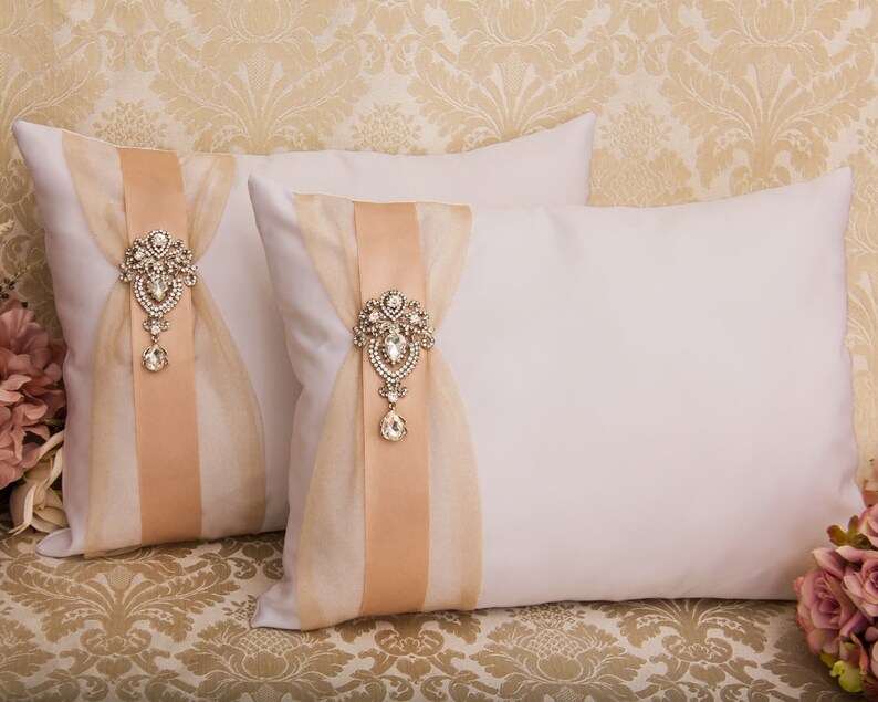 Personalized Wedding Kneeling Pillows Monogrammed Ceremony Etsy