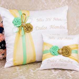 Personalized Quinceanera Pillow Set