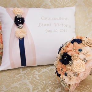 Personalisierte Quinceanera Kissen, Sweet 16, Mis 15 Anos, Kniekissen, Tiara Kissen, Schuhkissen, Cojines, Cogines, Gebetskissen