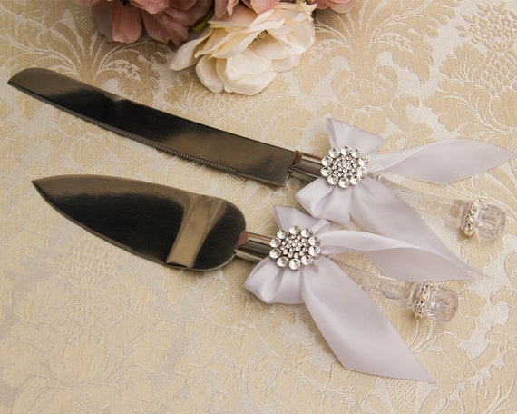 Wedding Cake Cutting Set Set Personalized Cake Server And Etsy