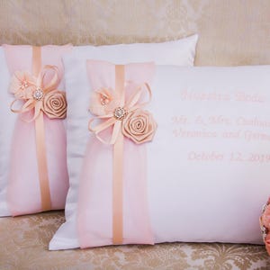 Set of Wedding Kneeling Pillows, Monogrammed Ceremony Pillow, Personalized Kneeling Pillows, Prayer Pillows, Ring Bearer Pillow