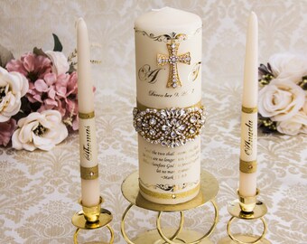 ウェディング　キャンドルセット　16個 Amazon.com: Family Marriage Unity Candle Set Candles Wedding