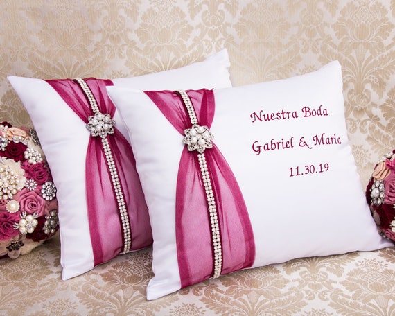 Monogrammed top pillows etsy