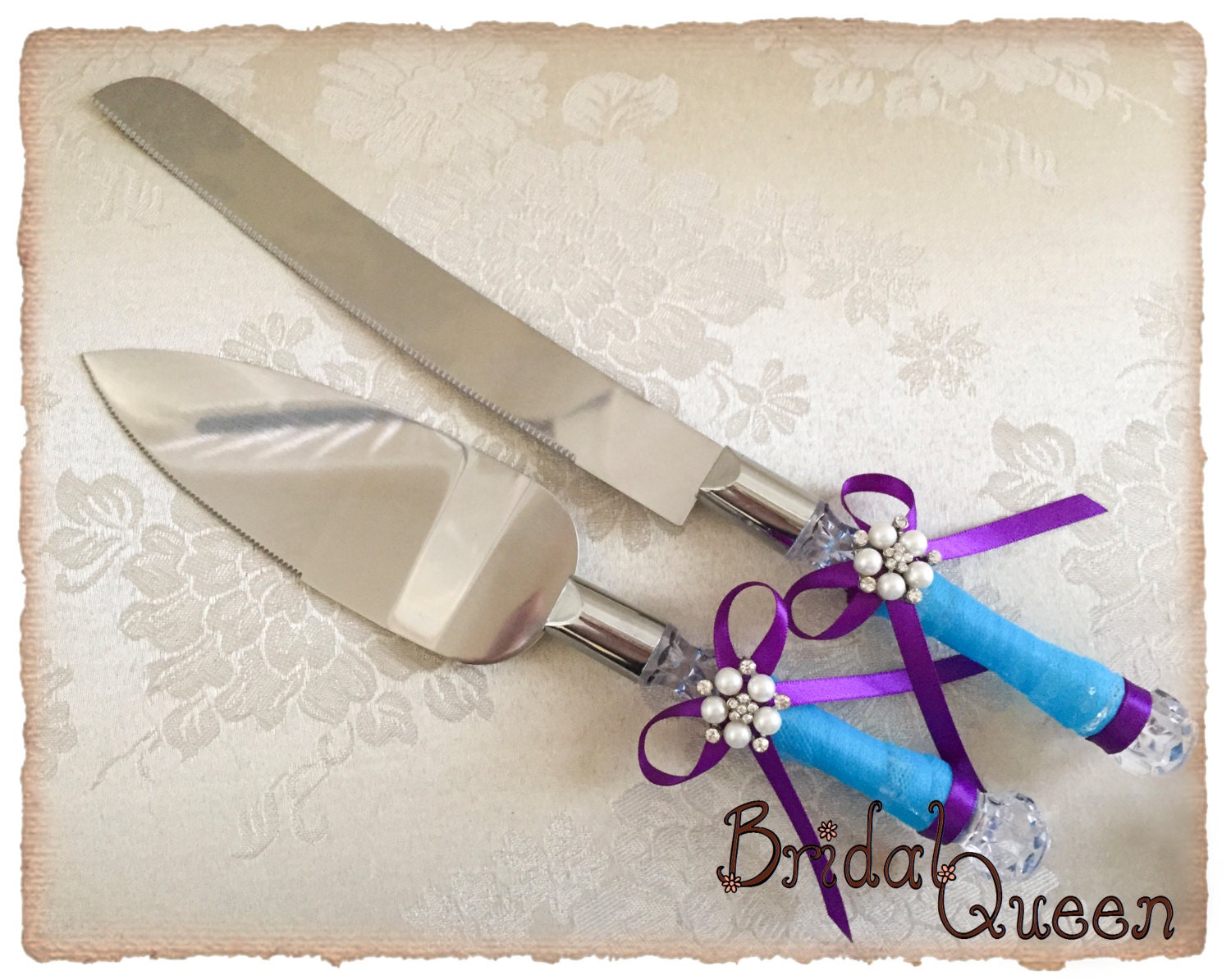 Wedding Cake Serving Set Cutting Set Knife Set Wedding Cake Etsy
