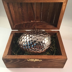 Dragon Egg with Box - Dragon Egg Decoration - Dragon Egg with Chest - Dragon Egg Decor - Dragon Egg - LARGE