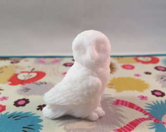 Snowy Owl Soaps / Snow Owl Soap / Jareth Owl / 1 oz Soap / Goat Milk Soap / Party Favor