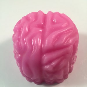 Zombie Brain Soap / Zombie Party Favor / Halloween Soap / Brain Soap / 2 oz Soap / Goat Milk Soap / Party Favor image 1