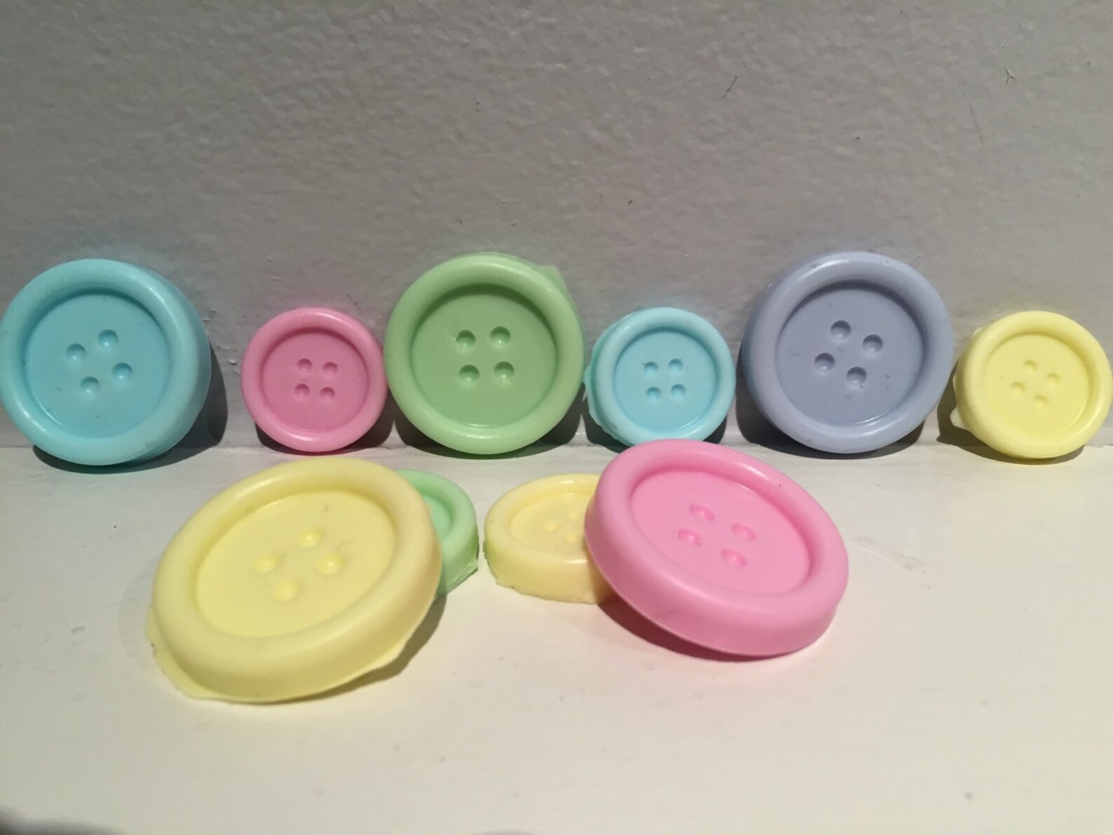 Bag of Buttons Soap/ Button Soap /mini Guest Soap / Set of 10/ Etsy