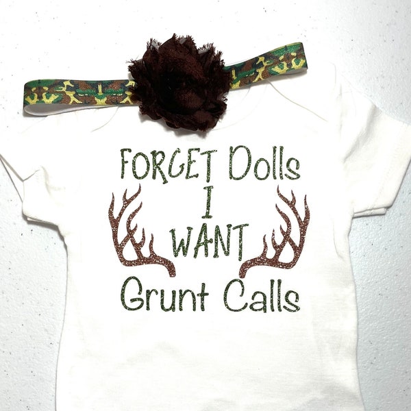 Baby Girl Hunting Etsy