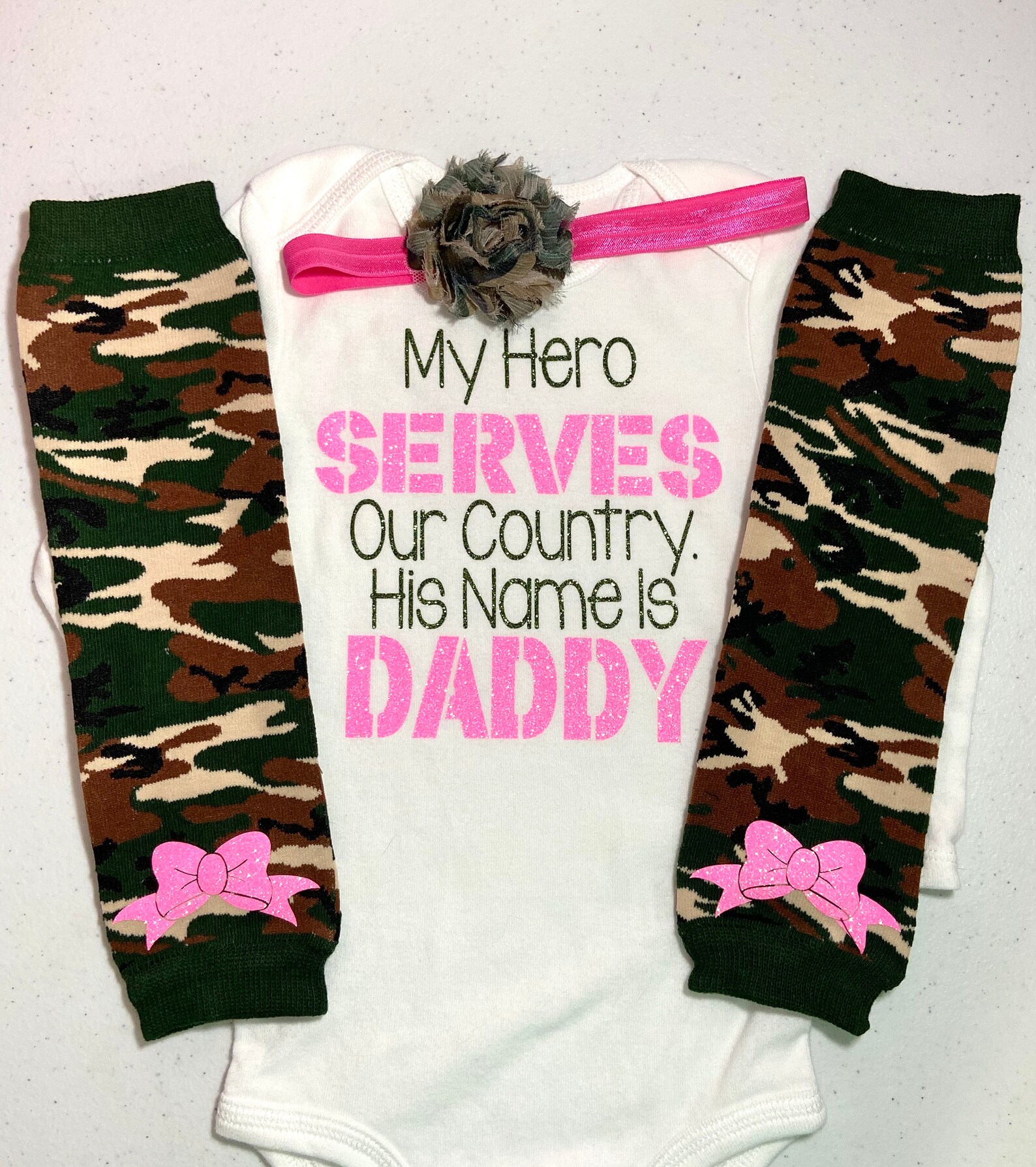 Baby Girl Military Outfit Baby Girl Army Outfit Baby Girl Etsy