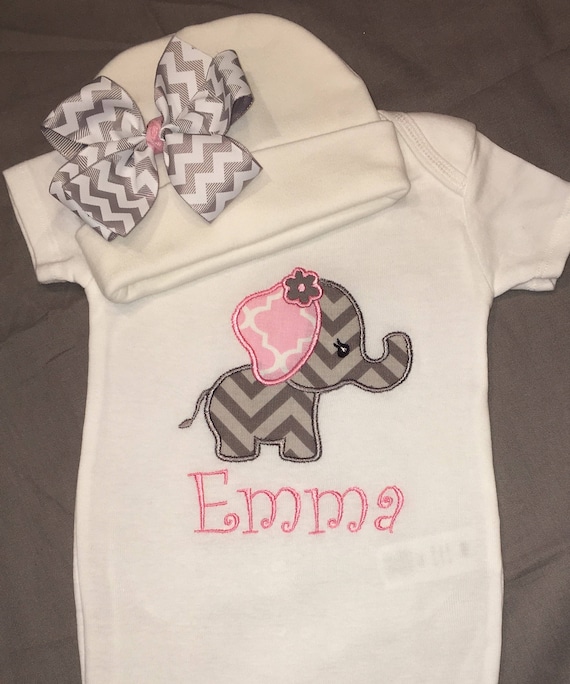 baby girl elephant outfit